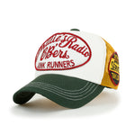 ililily Phillie's Radio Embroidered Mesh Caps Cotton Casual Baseball Cap Adjustable Trucker Hat