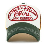 ililily Phillie's Radio Embroidered Mesh Caps Cotton Casual Baseball Cap Adjustable Trucker Hat