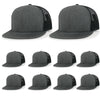 ililily 10 Bulk Pack Blank Six Panel Mesh Back Baseball Cap Basic Trucker Hat
