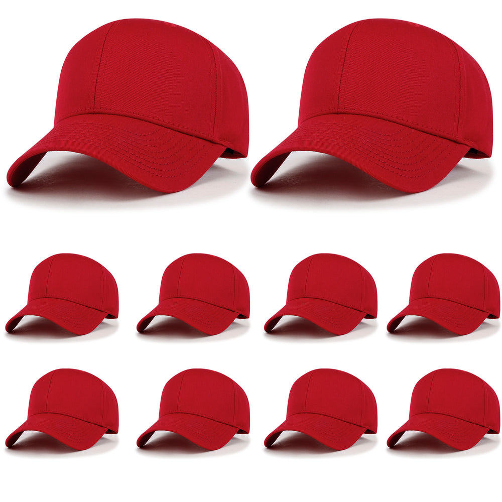 10-Red - Cotton Curved