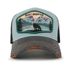 ililily Premium Rocky Mountain Embroidery Baseball Cap Structured Trucker Hat