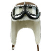 ililily Aviator Hat Winter Snowboard Fur Ear Flaps Trooper Trapper Pilot Goggles