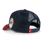 ililily PREMIUM NASA Worm Logo Embroidery Structured Baseball Cap Mesh Back Trucker Hat M / XL