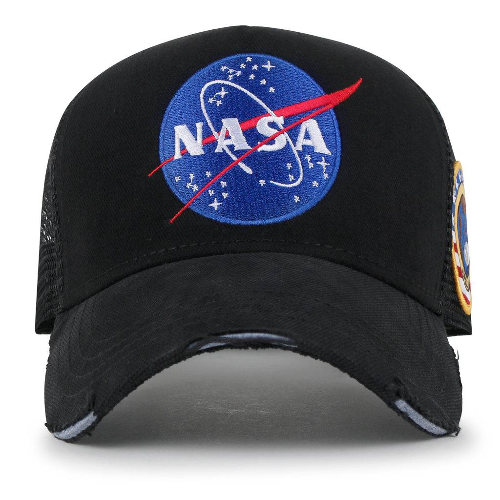 ililily PREMIUM NASA Meatball Logo Embroidery Baseball Cap Apollo 1 Patch Hat M/XL