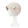ililily TENCEL™Lyocell Flower Trim Beanie Soft Touch Stretchable Classic Hat