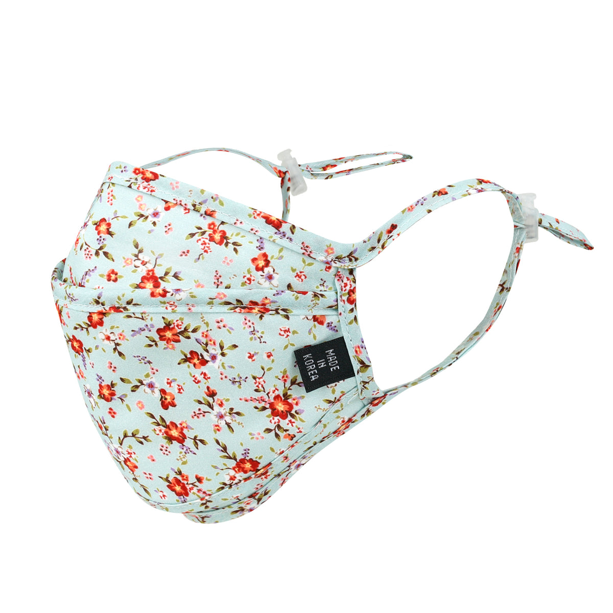 ililily Cotton Double Layer Patterned Face Cover Filter Lining Washable Mask