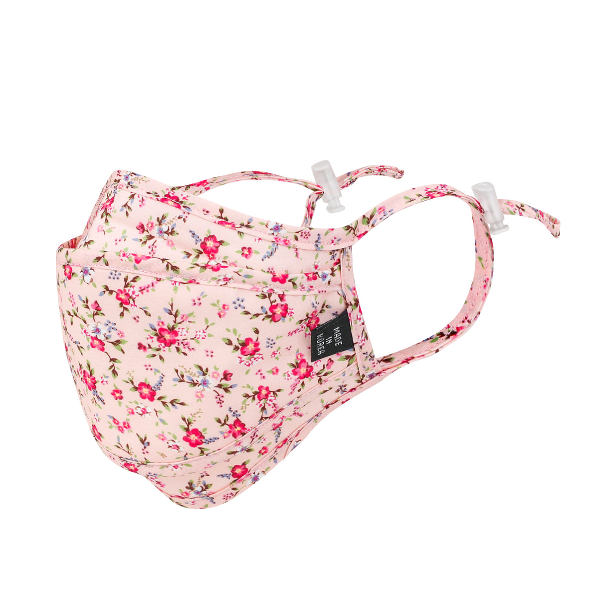 ililily Cotton Double Layer Patterned Face Cover Filter Lining Washable Mask