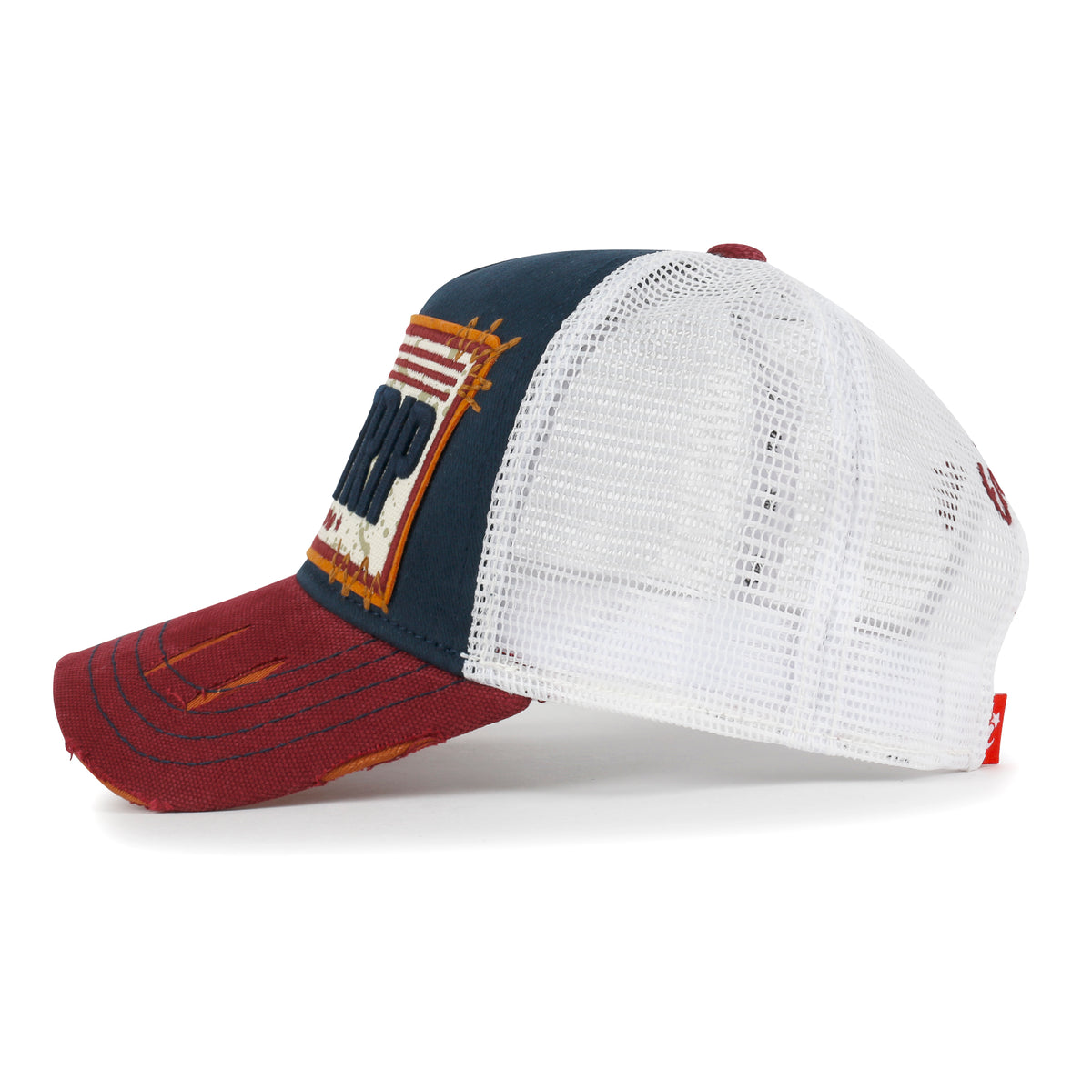 ililily PREMIUM ROAD TRIP Vintage Distressed Snapback Trucker Hat Baseball Cap M / XL