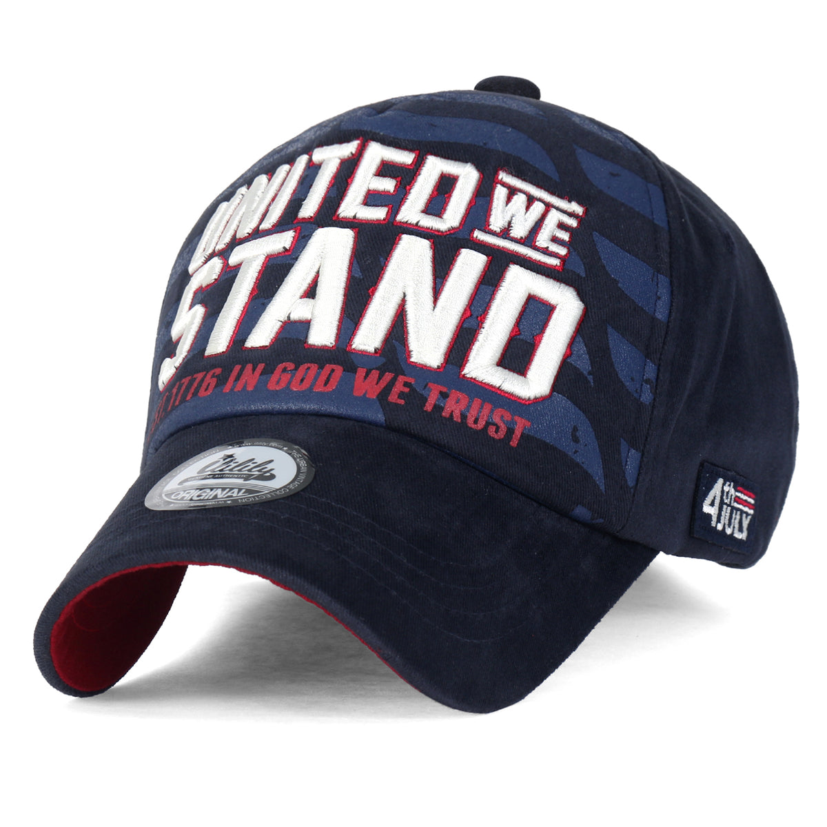 ililily Usa America Dream 4th July Cotton Patch Trucker Hat Baseball Cap