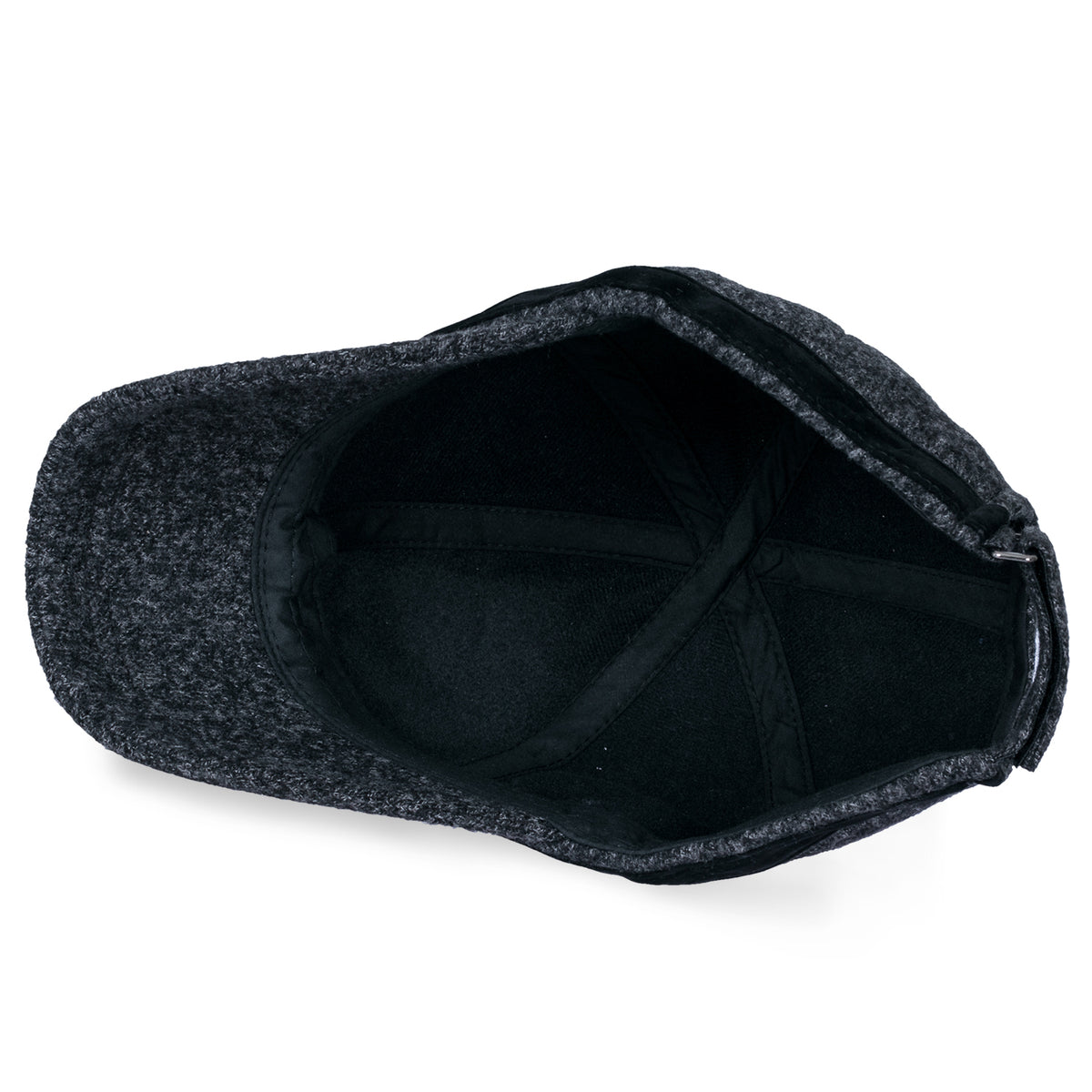 ililily Women Short Brim Baseball Cap Suede Band Velcro Adjustable Trucker Hat