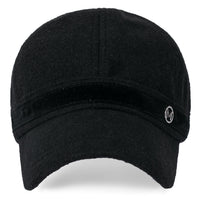 ililily Women Short Brim Baseball Cap Suede Band Velcro Adjustable Trucker Hat