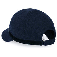 ililily Women Short Brim Baseball Cap Suede Band Velcro Adjustable Trucker Hat