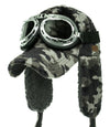 ililily Howels Camo/Solid Velboa Baseball Cap Ear Flaps Military Trucker Hat