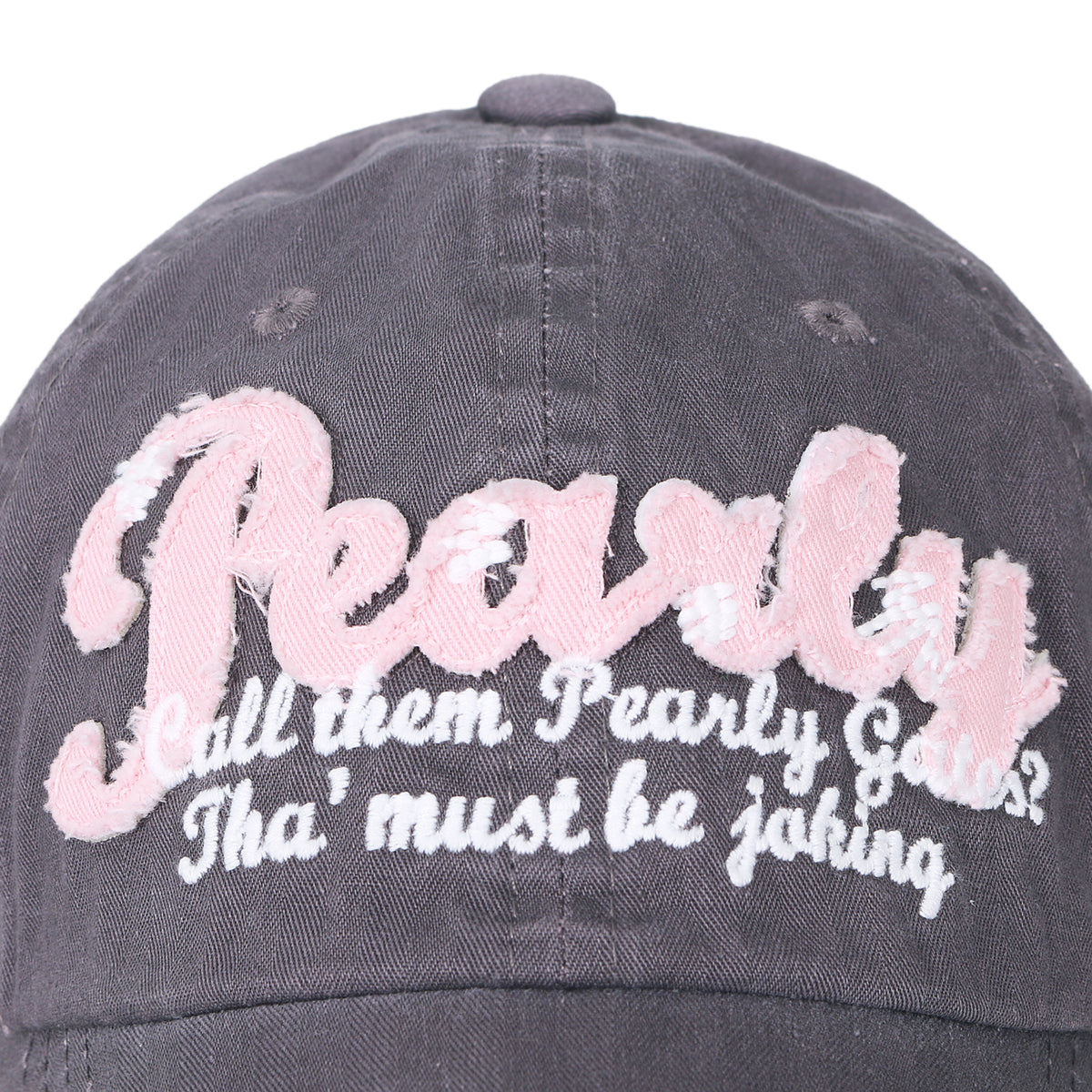 ililily Washed Cotton 'Pearly' Vintage Trucker Hat Casual Baseball Cap
