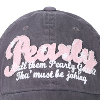 ililily Washed Cotton 'Pearly' Vintage Trucker Hat Casual Baseball Cap