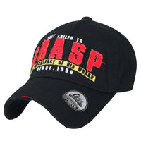 ililily Washed Cotton GRASP Letter Patch Vintage Trucker Hat Casual Baseball Cap