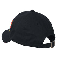 ililily Washed Cotton GRASP Letter Patch Vintage Trucker Hat Casual Baseball Cap