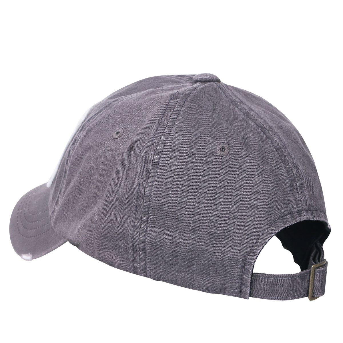 ililily Washed Cotton US Flag Vintage Trucker Hat Casual Baseball Cap