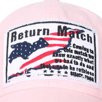 ililily Washed Cotton US Flag Vintage Trucker Hat Casual Baseball Cap