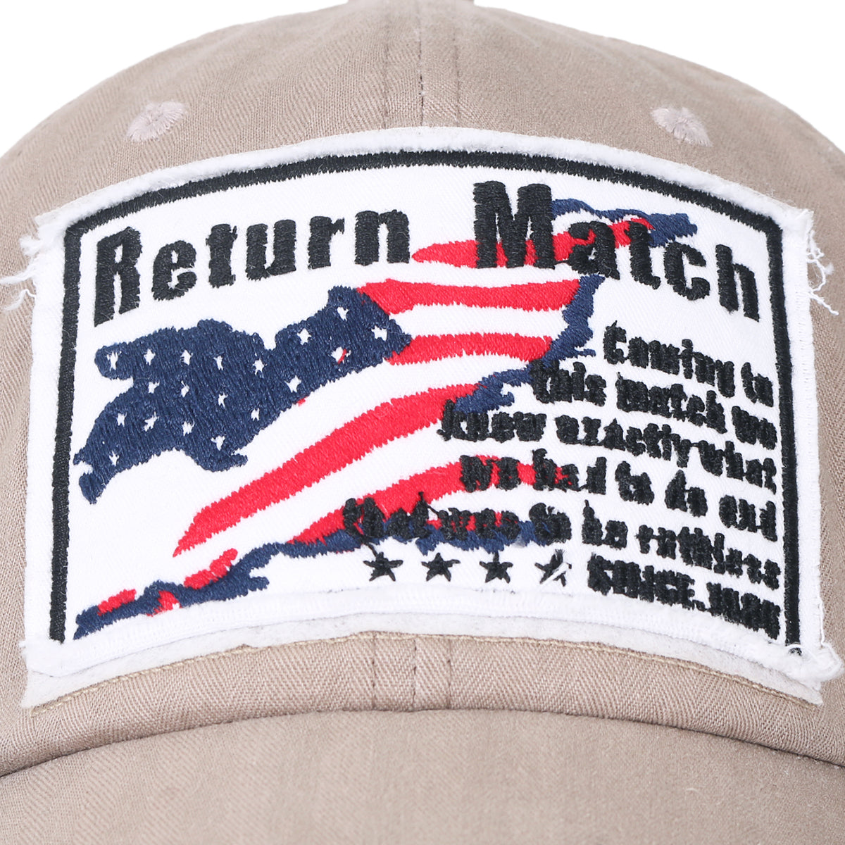 ililily Washed Cotton US Flag Vintage Trucker Hat Casual Baseball Cap