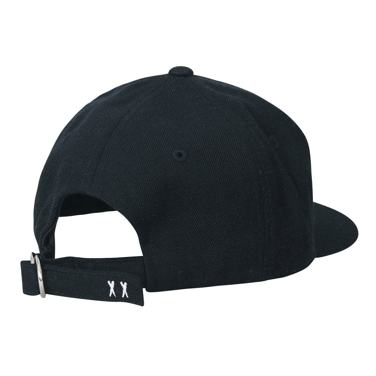 ililily Hand Stitched Baseball Cap Strap Back Flat Bill Trucker Hat