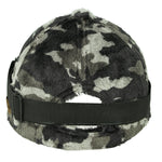 ililily Howels Camouflage/Solid Velboa Baseball Cap Military Trucker Hat