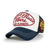 ililily Phillie's Radio Embroidered Mesh Caps Cotton Casual Baseball Cap Adjustable Trucker Hat