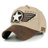 ililily Wing And Star Embroidery Color Baseball Cap Washed Cotton Trucker Hat