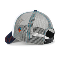ililily X Rooftop Space Colorful Retro Embroidery Mesh Trucker Baseball Cap