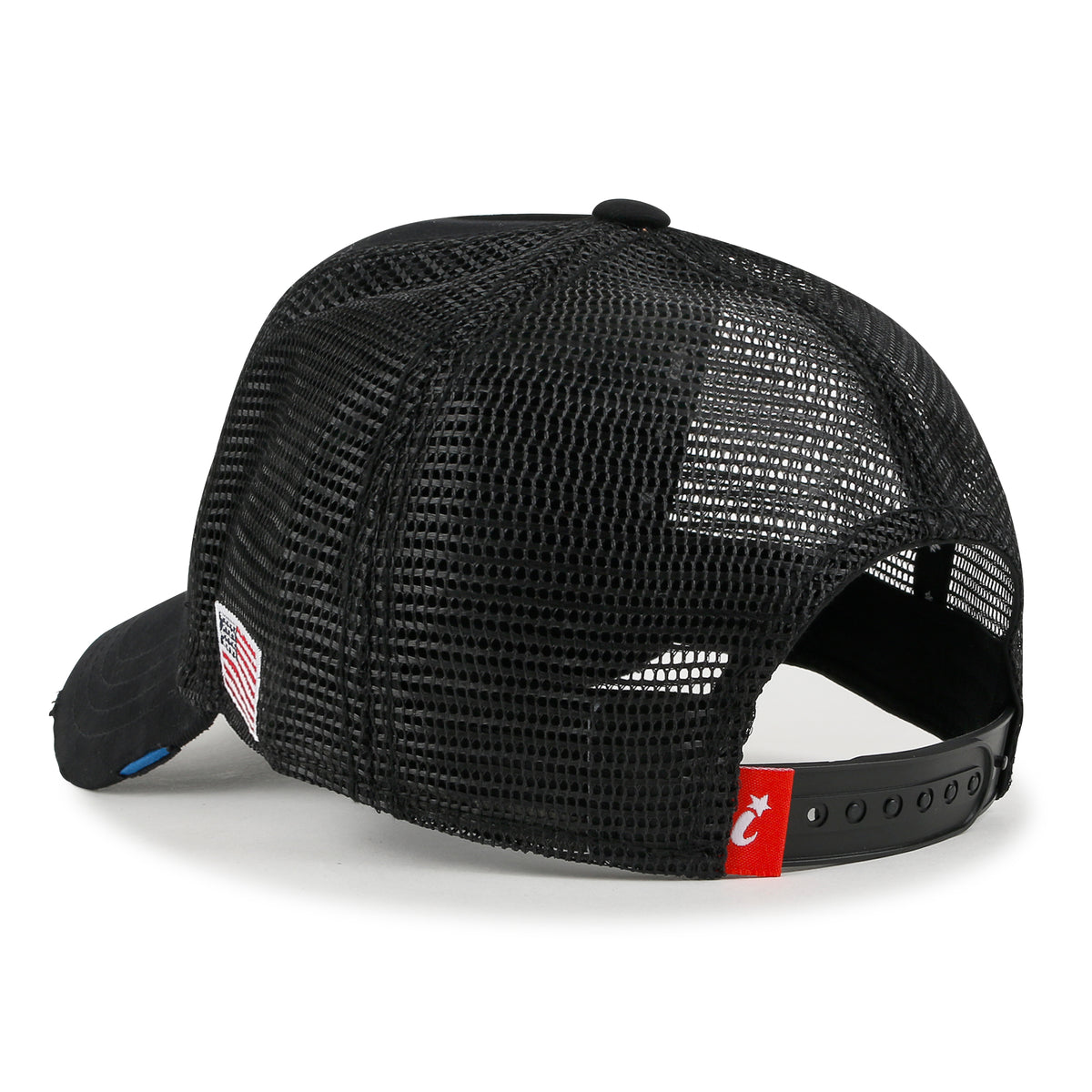 ililily PREMIUM NASA Worm Logo Embroidery Baseball Cap Vintage Trucker Hat