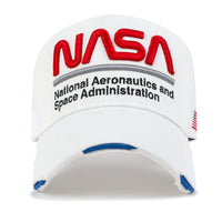 ililily PREMIUM NASA Worm Logo Embroidery Baseball Cap Vintage Trucker Hat