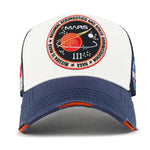ililily PREMIUM NASA Mission Round Patch Embroidery Structured Baseball Cap