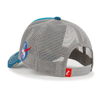 ililily PREMIUM NASA Mission Rectangle Patch Embroidery Structured Baseball Cap