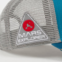 ililily PREMIUM NASA Mission Rectangle Patch Embroidery Structured Baseball Cap