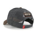 ililily Premium ROAD TRIP Round Embroidery Trucker Hat Vintage Baseball Cap