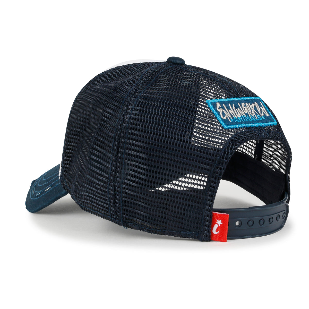 ililily PREMIUM Endangered Blue Whale Embroidery Baseball Cap Structured Hat