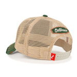ililily PREMIUM California Huntington Round Embroidery Hat Vintage Baseball Cap