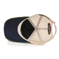 ililily PREMIUM California Huntington Round Embroidery Hat Vintage Baseball Cap