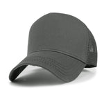 ililily Extra Large Solid Cotton Mesh Back Baseball Cap XL Big Trucker Hat