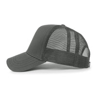 ililily Extra Large Solid Cotton Mesh Back Baseball Cap XL Big Trucker Hat