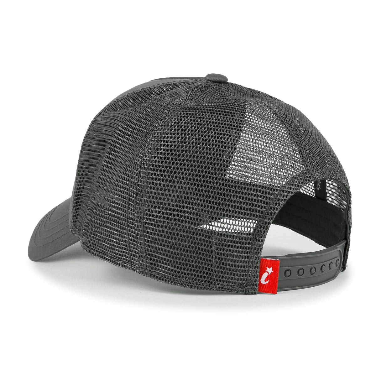 ililily Extra Large Solid Cotton Mesh Back Baseball Cap XL Big Trucker Hat