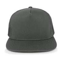 ililily Extra Large Solid Cotton Mesh Back Baseball Cap XL Big Trucker Hat