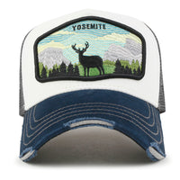 ililily Premium Yosemite National Park Embroidery Baseball Cap Structured Casual Trucker Hat