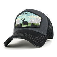 ililily Premium Yosemite National Park Embroidery Baseball Cap Structured Casual Trucker Hat