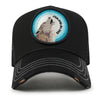 ililily Premium Endangered Gray Wolf Embroidery Baseball Cap Structured Hat