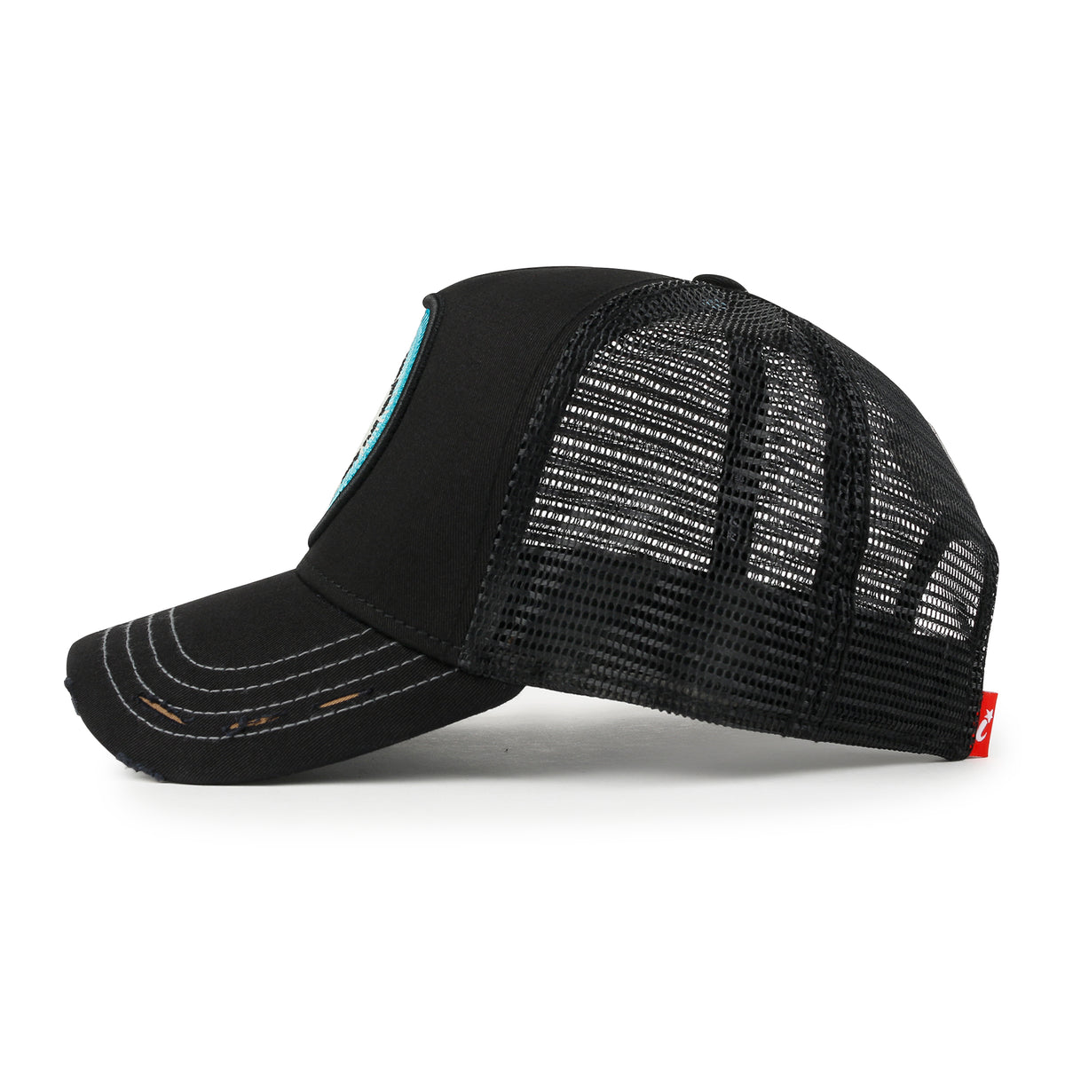 ililily Premium Endangered Gray Wolf Embroidery Baseball Cap Structured Hat