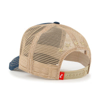 ililily PREMIUM Faux Leather Star Patch Baseball Cap Cotton Vintage Trucker Hat
