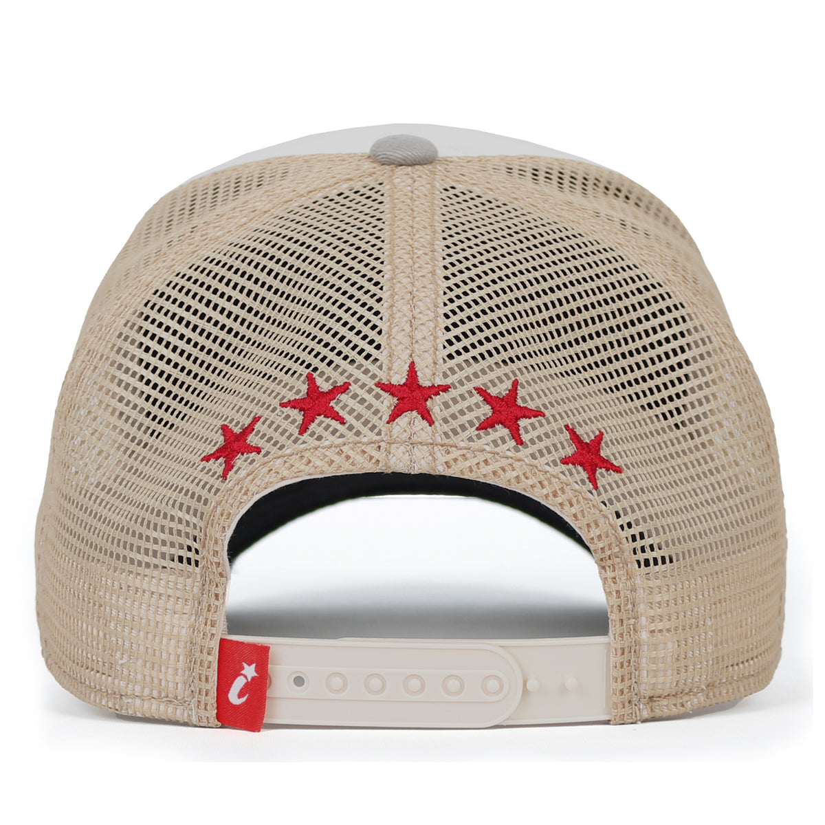 ililily PREMIUM Faux Leather Star Patch Baseball Cap Cotton Vintage Trucker Hat