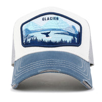 ililily PREMIUM Glacier Bay Embroidery Baseball Cap Structured Trucker Hat