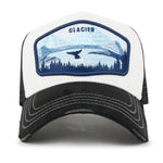 ililily PREMIUM Glacier Bay Embroidery Baseball Cap Structured Trucker Hat